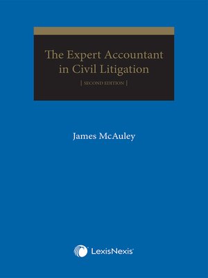 cover image of The Expert Accountant in Civil Litigation